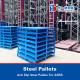 Anti Slip Steel Pallets Iron Pallet Metal Pallets For ASRS Automatic Storage And Retrieval System