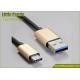 Super Speed USB Data Cable USB Type C 3.1 to USB Type A Data Charging Cable for Phones Aluminum Adapter