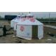 Painted Steel Frame Mongolian Yurt Tent / Round Tent Yurt With Bamboo Structure