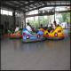 amusement rides steel floor electric net bumper car
