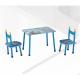 Movable Study Childrens Drawing Table And Chair 2 Folding Growing Workstation
