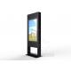 Multi Language Outdoor Touch Screen Kiosk Size Custom Free Standing Digital Signage