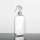 Empty 500ml clear PET plastic shampoo wash hand lotion pump bottle