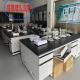Chemical Resistant  Chemistry Lab Workbench Wood Lab Casework With Multiple Cabinets