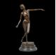 Life Size Metal Cast Iron Decor / Lover Antique Bronze Statues Exquisite Casting