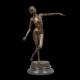 Life Size Metal Cast Iron Decor / Lover Antique Bronze Statues Exquisite Casting