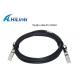 5 Meters Direct Attach Copper Cable , SFP+ To SFP+ Cable SFP-H10GB-CU5M