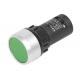 Round Green Digital Speed Indicator , Φ22.5mm Compact Pushbutton