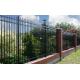 1.8m Zinc Steel Fence，Lawns Anti Corrosion Steel Balcony Fence