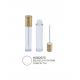 Clear Empty Lip Gloss Tubes With Brush Applicator 7ml Gold Cap