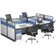 Simple Office Workstation Combination of Desk Chair and Partition for Productivity