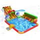 Large Inflatable Water Playground Sea Animal Theme Multi Play Slides with pool