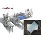 Folded 11KW Nosewire Nonwoven Face Mask Making Machine
