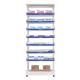 Medical Show Metal Sheet Storage Rack , Hospital Pharmacy Drugstore / Grocery
