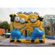 Minions Little Yellow Man Despicable Inflatable Bouncer Combo With Dual Slide SGS CE UL