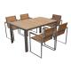 Stainless Steel Solid Wooden Outdoor Furniture High End With OEM / ODM Special Offer
