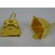sale jingle bell square bell Christmas gold tetragonum jingle bells decration in Christmas tree or toy