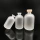 250ml 700ml Frosted Round Glass Bottle for Liquor Made of Super Flint Glass Material