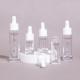 Custom Logo Transparent Oil Dropper Glass Bottle For Serum Hair Oil