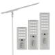 Intelligent Solar Charge Controller Solar LED Street Light for 3-5 Rainy Days Lighting Time , IP65 Solar Garden Light