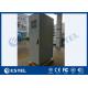 Double Wall Galvanized Steel Outdoor Telecom Cabinet With Four Cooling Fans