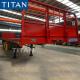45 ft flat body decks container platform flatbed semi trailers