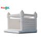 Adult Kid Pure White Pvc Wedding Bounce House With Air Blower