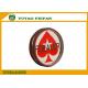 Professional Transparent Red Pokerstar Dealer Button For Casino Game