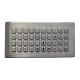 Waterproof IP68 40 Keys Stainless Steel Keypad Movable Desktop Version