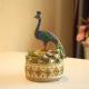 The peacock jewelry box Jewelry box household gift