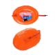 Outdoor Portable 20L Triathlon Swimming Buoy Custom Orange color