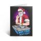 Eco - Friendly Lenticular Printing Services Holiday 3D Lenticular Greeting Card Cartoon