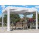 UV Resistant Modern Aluminum Louvered Pergola Fast Delivery Versatile Outdoor Structure
