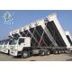CIMC Semitrailer Rear 50 Ton 4 Axle Dump Semi Trailer Trucks With Front Lifting