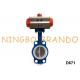 2'' DN50 Air Actuated Wafer Butterfly Valve With Pneumatic Actuator