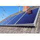 Bluetec coating flat plate solar collector