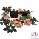 Decoration Handmade Silk Flowers Artificial Rose Wedding Real Touch