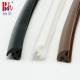 Slot Type Pvc Door Seal Strip Solid Arc Shaped 8*2mm Multicolor Supported