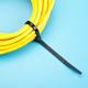 200mm Self Locking Nylon Cable Ties , SGS Black Plastic Cable Ties