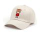 100% Cotton Childrens Fitted Hats Sports Cap Plain custom Embroidered logo