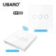 EU 86 Type 20 Meters Wireless Remote Control Wall Switch Smart Home Wireless Power Switch 3 Gang Glass Panel