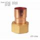 TLY-1304 1/2-2 copper pipe fitting brass socket welding connection NPT  water oil gas mixer matel plumping joint