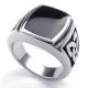 Tagor Jewelry Super Fashion 316L Stainless Steel Casting Rings Collection PXR037