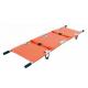 Metal + PVC Orange Emergency Stretcher Trolley Collapsible Hospital Ambulance