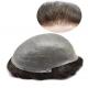 Thin Skin Toupee For Men European Hair with Full Cuticle Aligned Hair