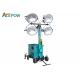 3600rpm IP65 5KW Portable Flood Lights With Generator , Mobile Lighting Tower