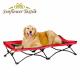 62x62x15cm Outdoor Pet Gear Polyester With PVC Coating Trampoline Steel Foldable Beds
