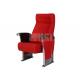 Elegant Moulded Wooded Panel Conference Hall Chairs Aluminum Alloy Structure
