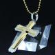 Fashion Top Trendy Stainless Steel Cross Necklace Pendant LPC383