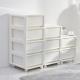 Individual 6 Drawer Plastic Storage Container 66cm 6 Tier Plastic Storage Drawers